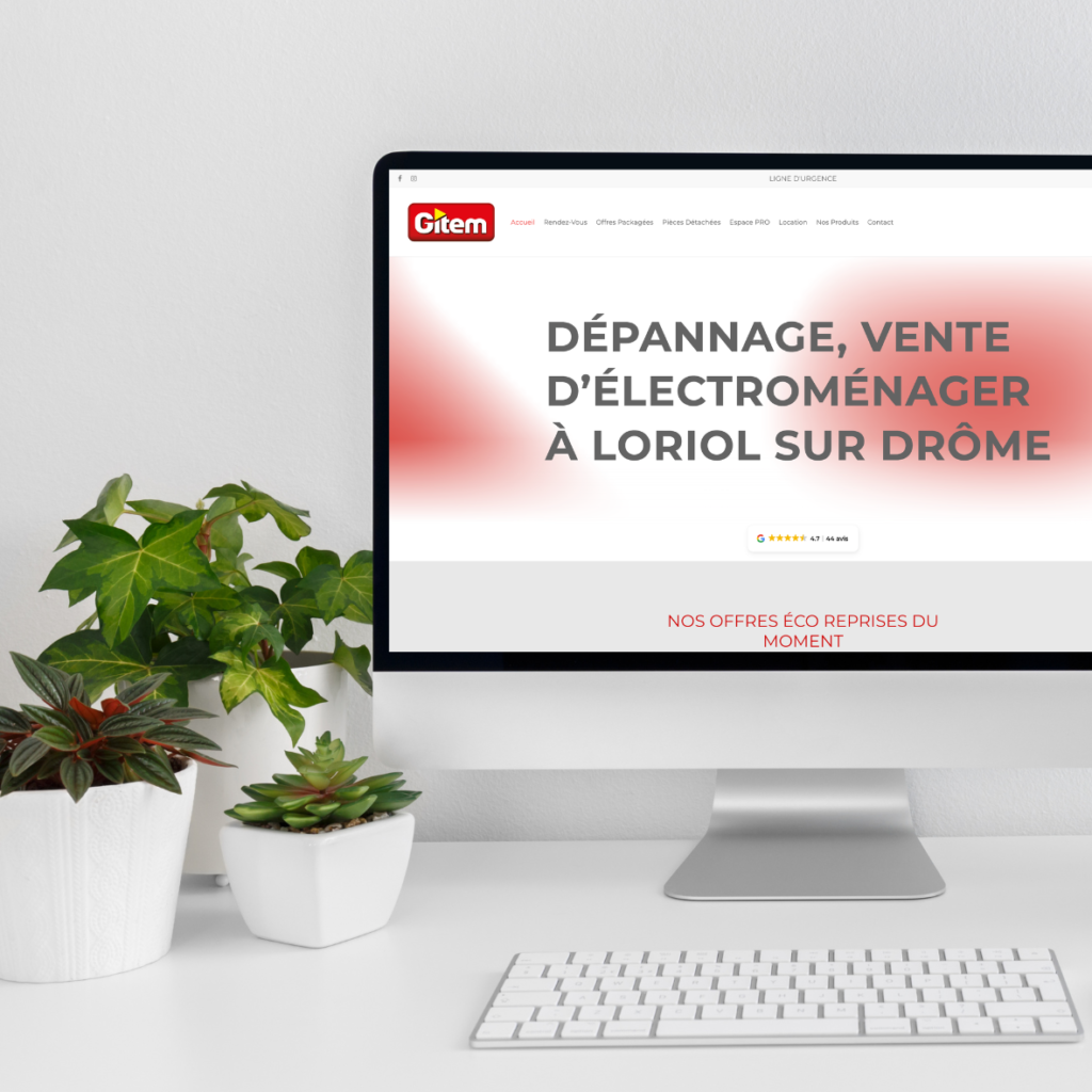 Création d'un site internet pour GITEM LORIOL